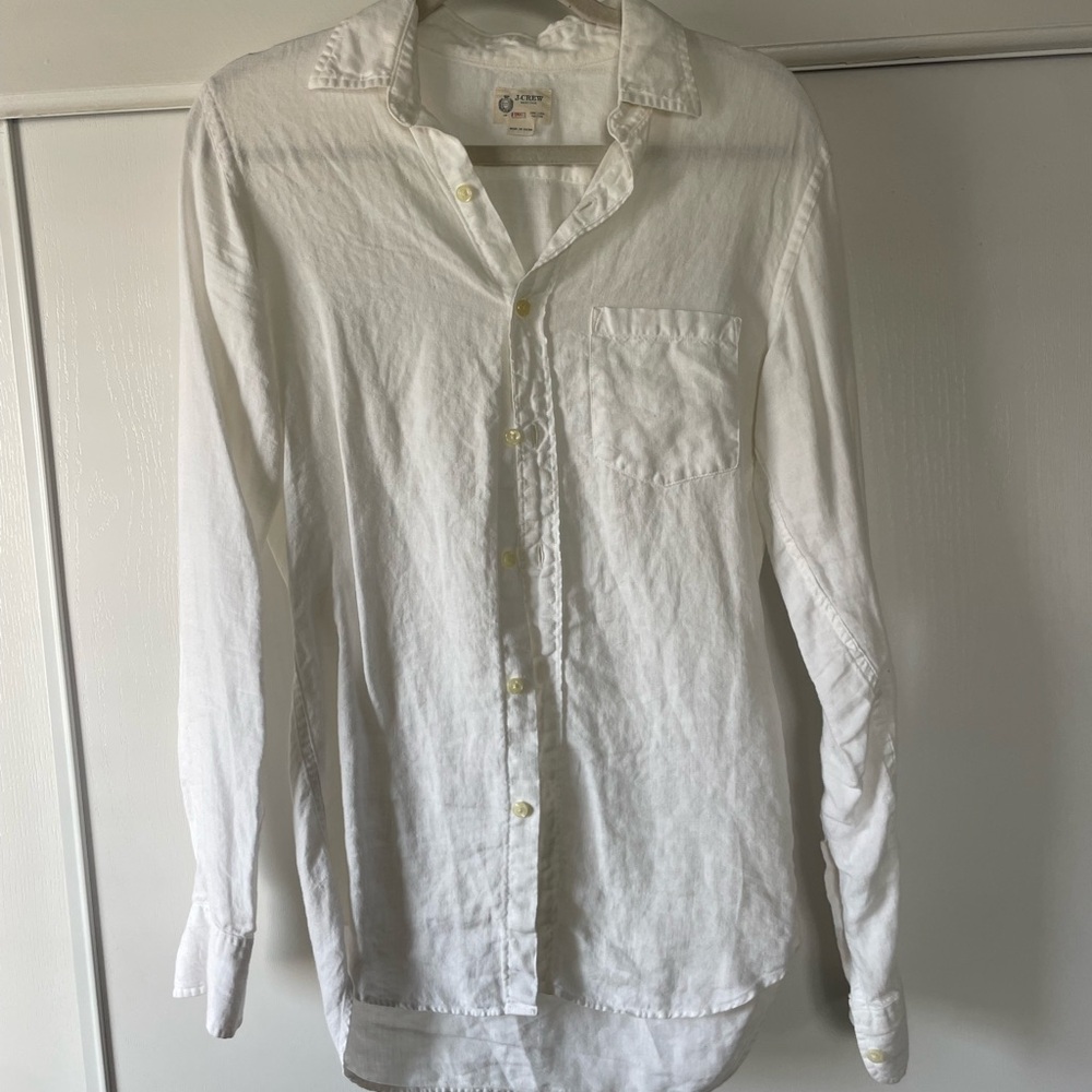 J. Crew Linen Button-Up Shirt